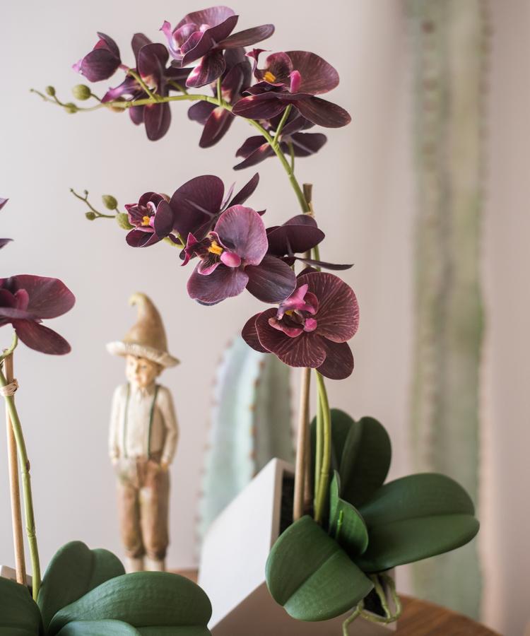 
                      
                        Artificial Purple Silk Orchid Potted Flower Arrangement
                      
                    