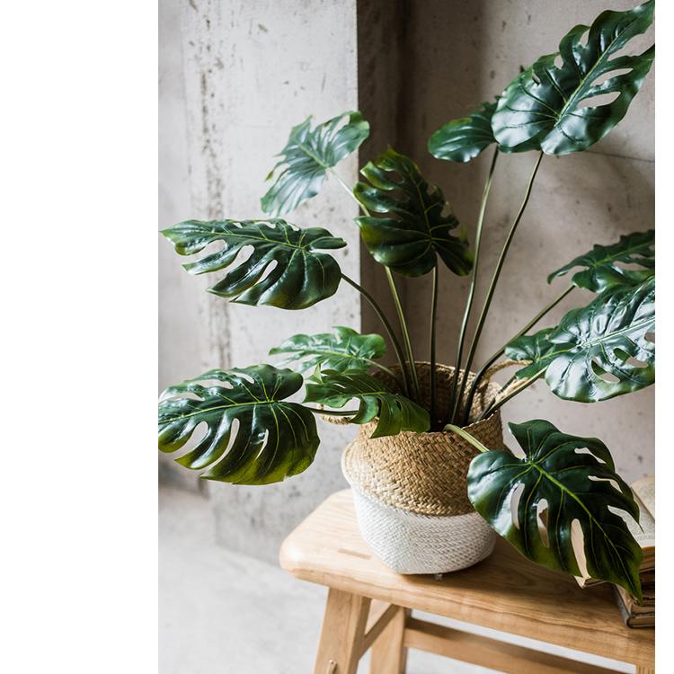 
                      
                        Potted Plant Artificial Turtle Leaf Plant 31" Tall
                      
                    