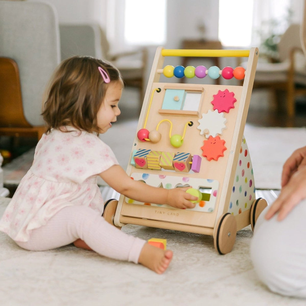 
                      
                        Tiny Land Premium Natural Wooden Activity Walker - lily & onyx
                      
                    