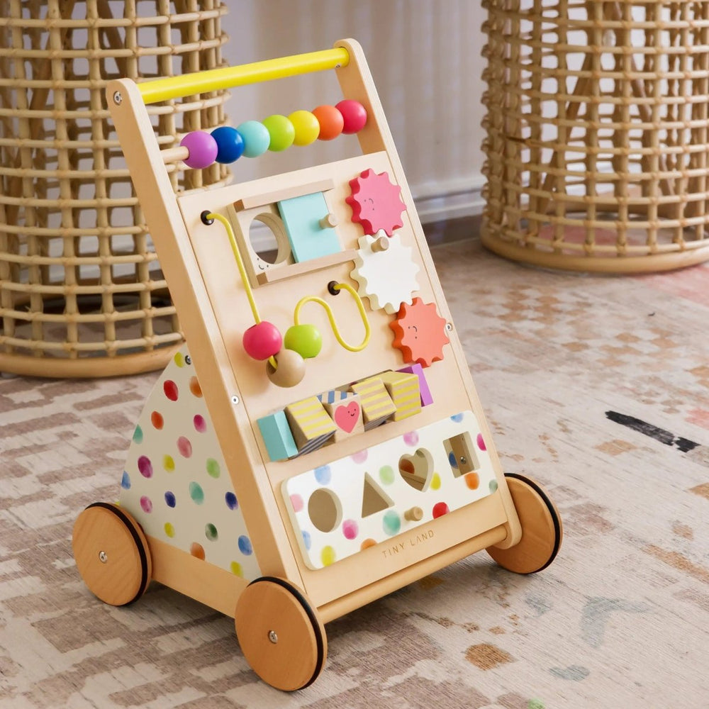 
                      
                        Tiny Land Premium Natural Wooden Activity Walker - lily & onyx
                      
                    