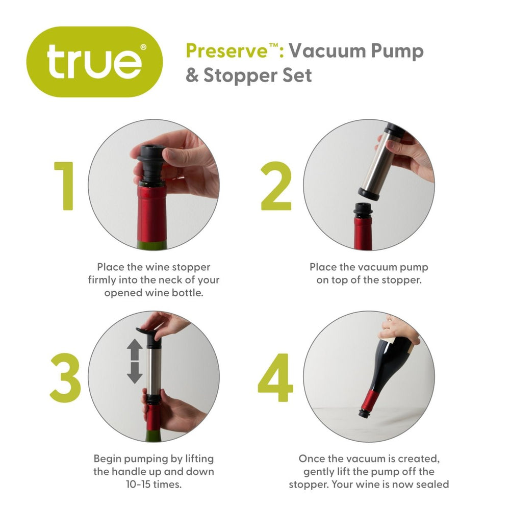 
                      
                        True Preserve Vacuum Pump & Stopper Set - lily & onyx
                      
                    