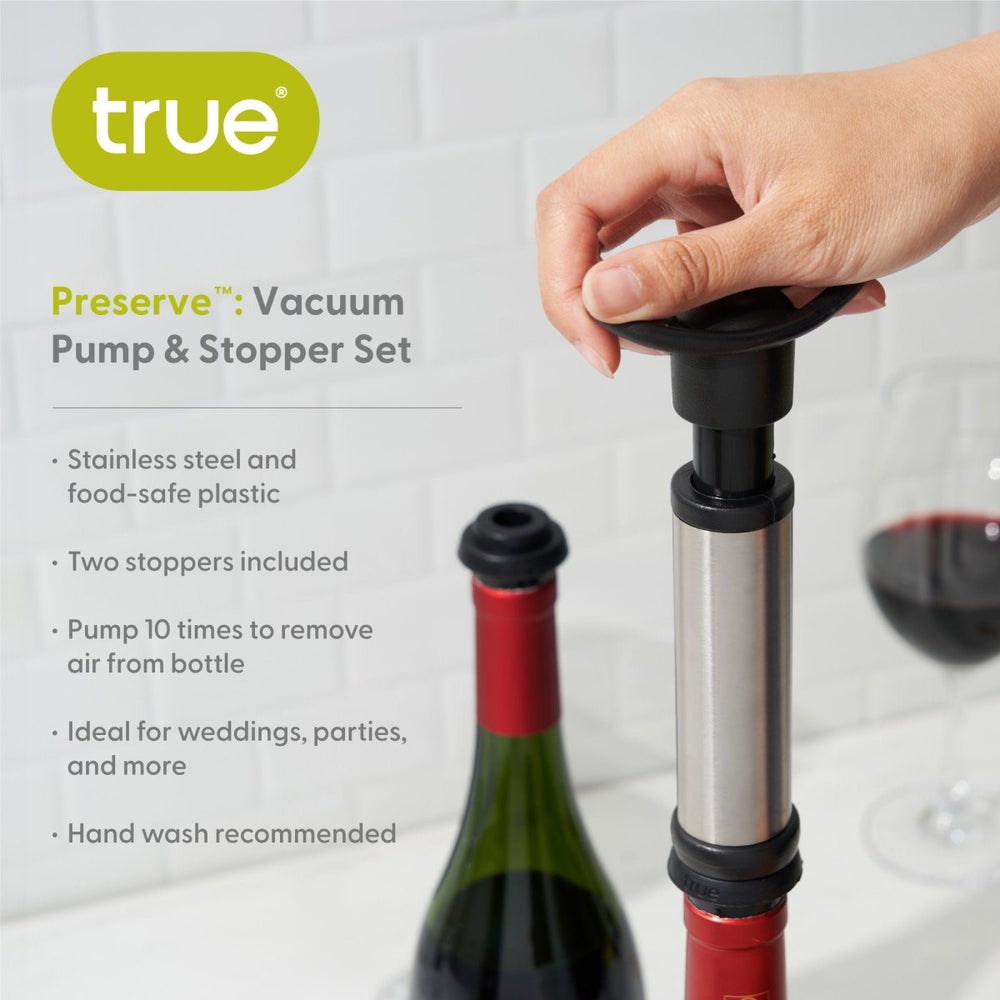 
                      
                        True Preserve Vacuum Pump & Stopper Set - lily & onyx
                      
                    