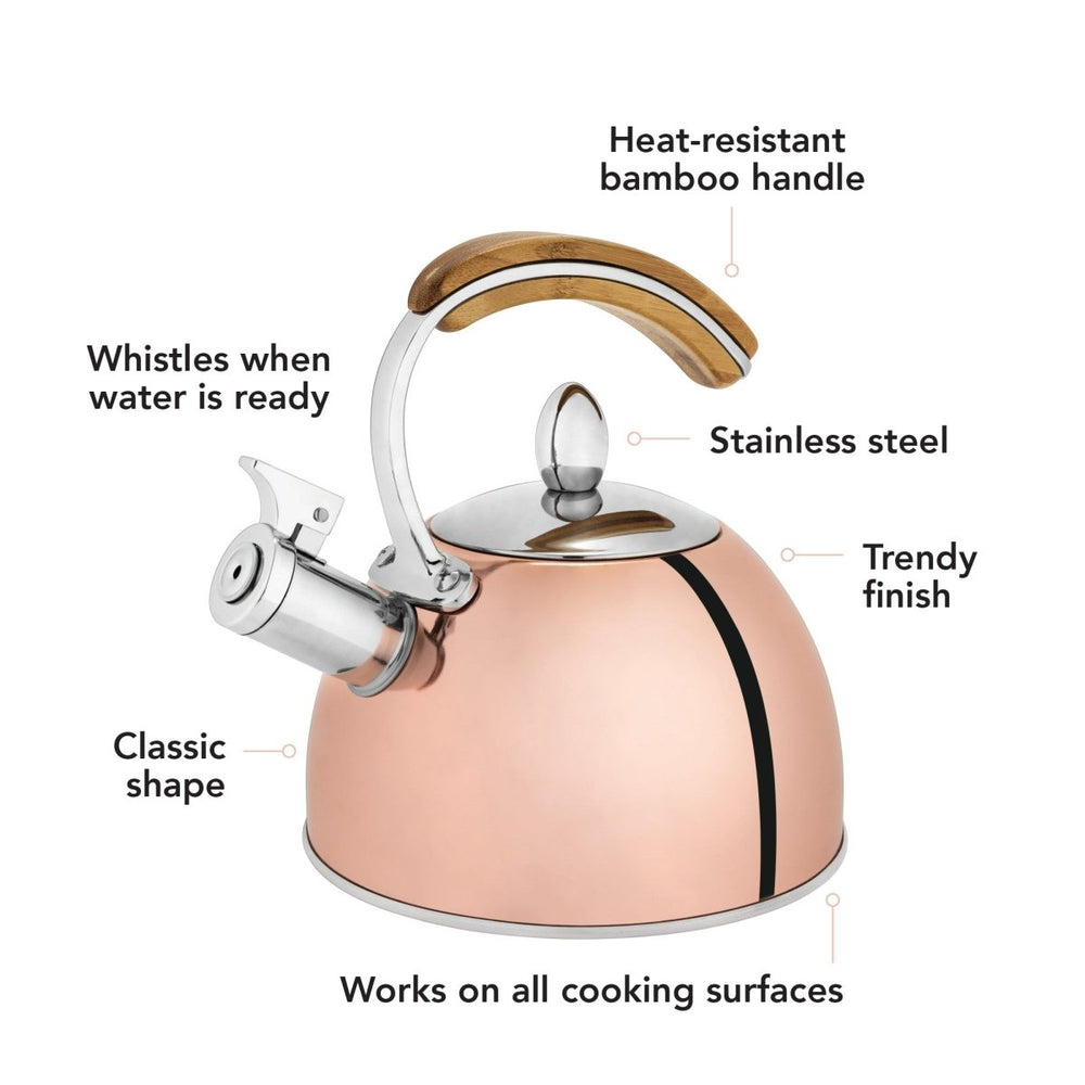 
                      
                        Pinky Up Tea Presley Tea Kettle, Rose Gold - lily & onyx
                      
                    