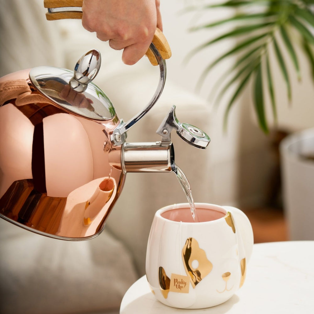 
                      
                        Pinky Up Tea Presley Tea Kettle, Rose Gold - lily & onyx
                      
                    