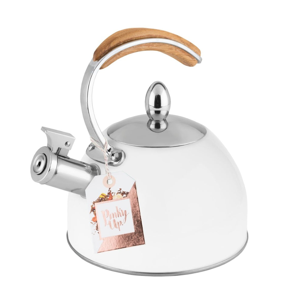 
                      
                        Pinky Up Tea Presley Tea Kettle, White - lily & onyx
                      
                    