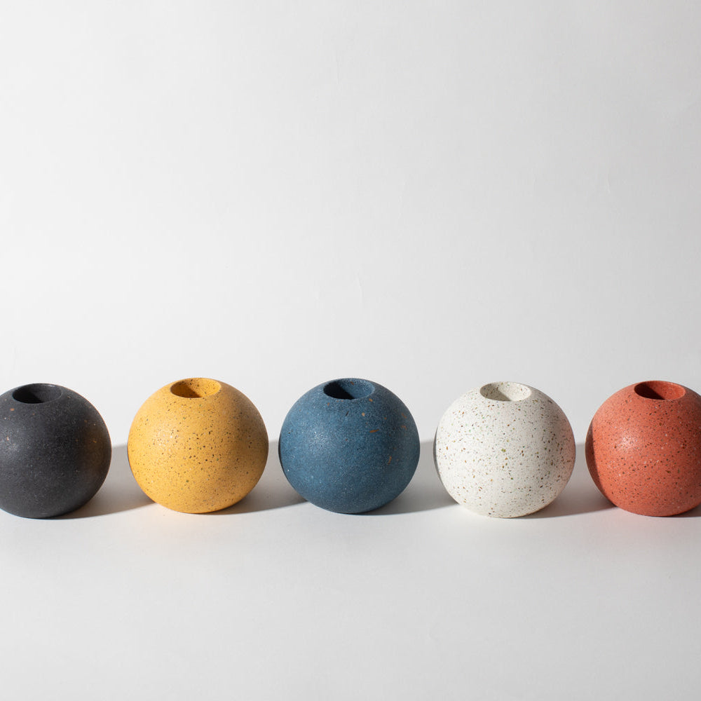 
                      
                        Sphere Candlestick Holder | Cobalt Terrazzo
                      
                    