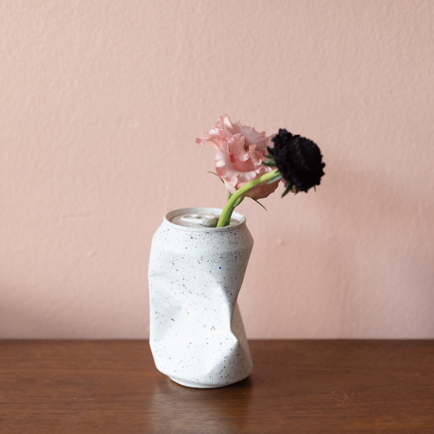 Soda Can Vase | White Terrazzo