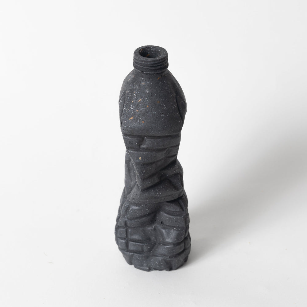 Water Bottle Vase | Black Terrazzo