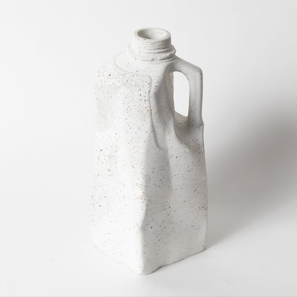 Milk Jug Vase | White Terrazzo