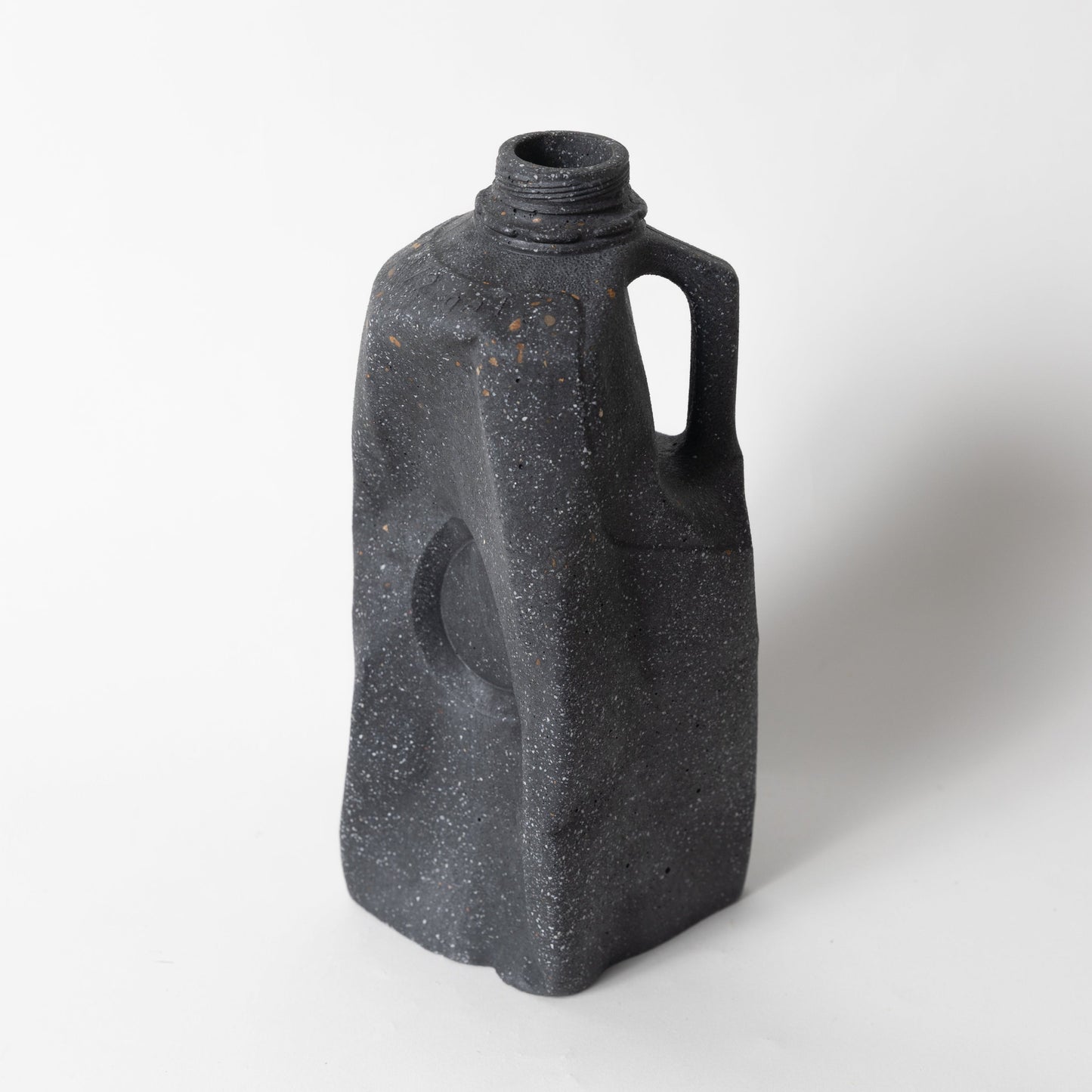 Milk Jug Vase | Black Terrazzo