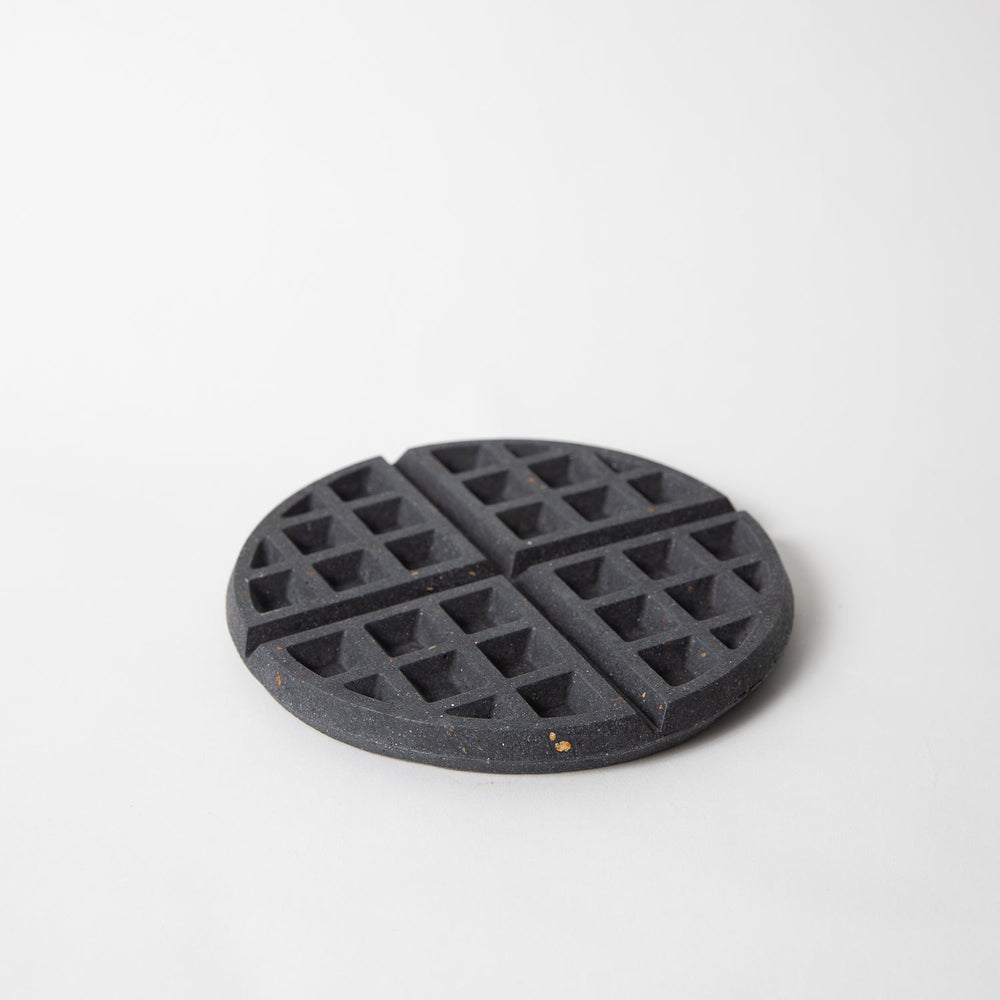 Waffle Trivet | Black Terrazzo