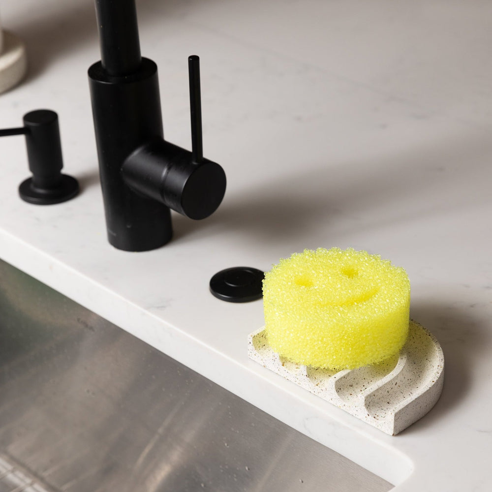 
                      
                        Sponge Rest & Soap Dish | White Terrazzo
                      
                    