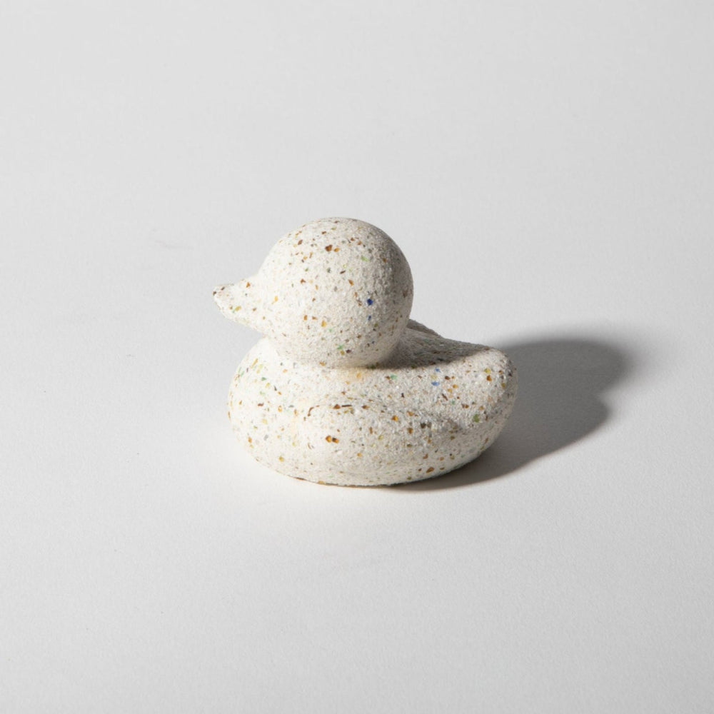Mini “Rubber” Ducky | White Terrazzo