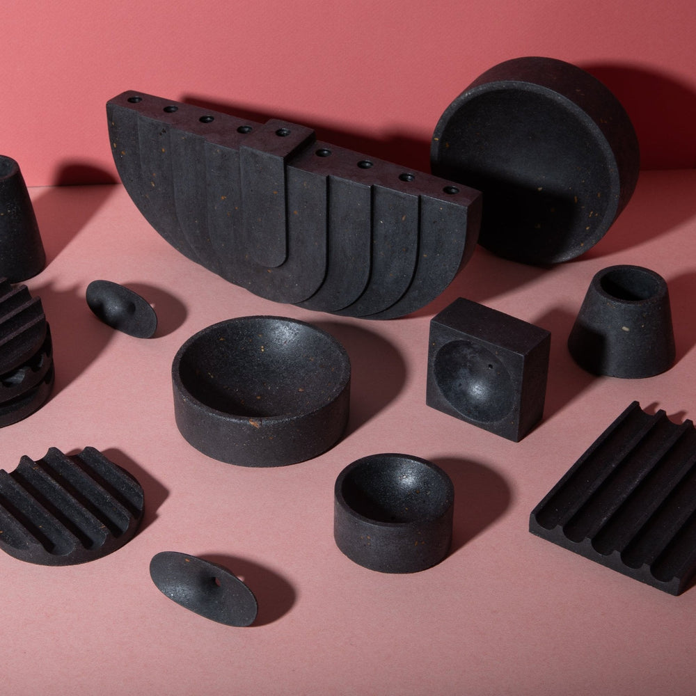 
                      
                        Square Incense Holder | Black Terrazzo
                      
                    