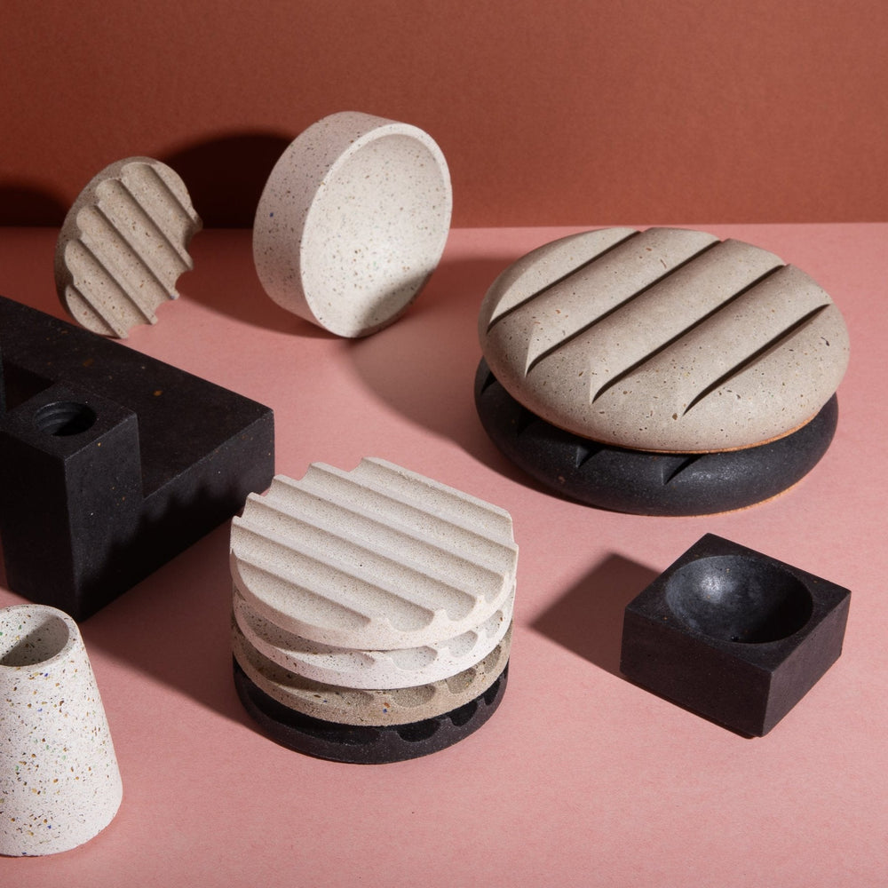 
                      
                        Square Incense Holder | Black Terrazzo
                      
                    