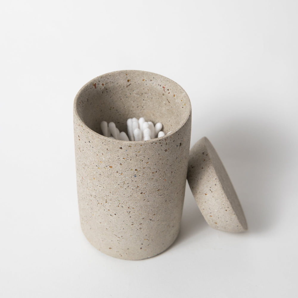 
                      
                        Cotton Swab Holder | Natural Terrazzo
                      
                    