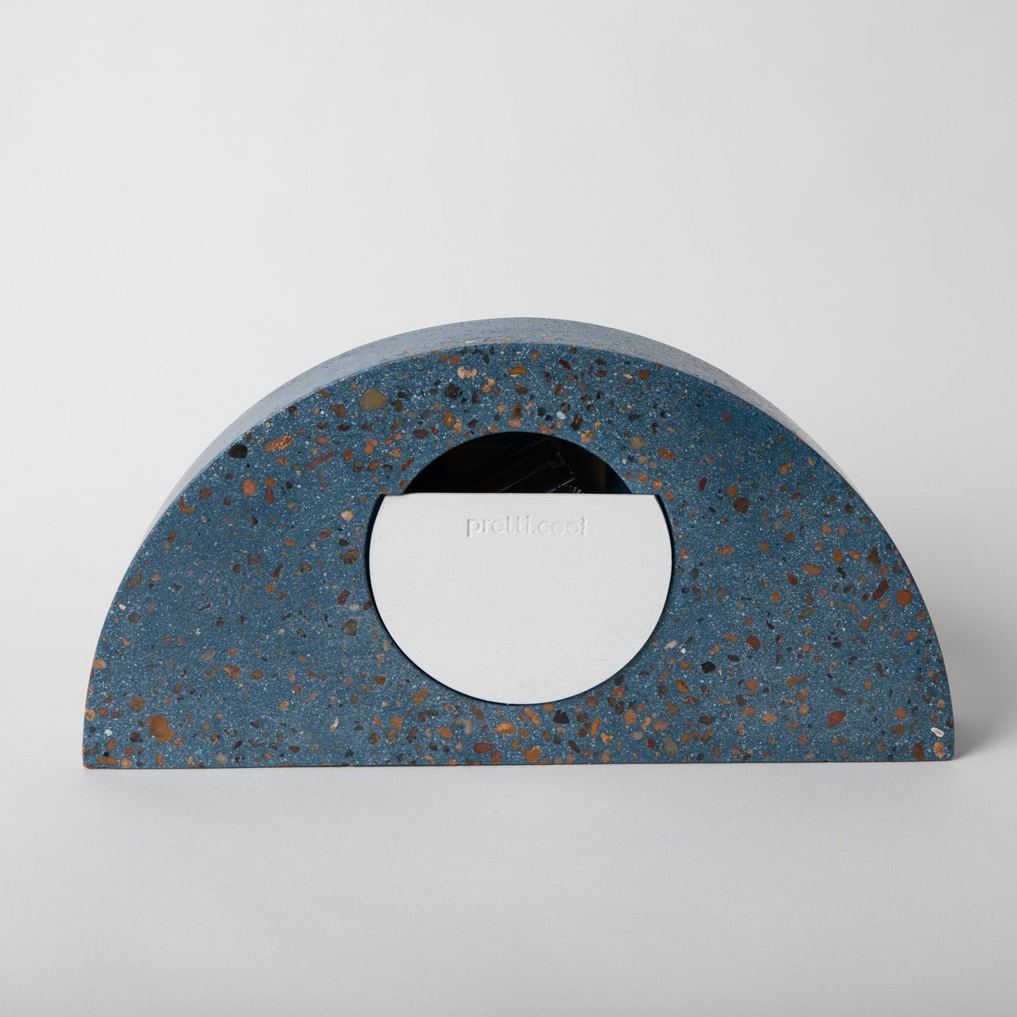 Mantel Clock | Cobalt Terrazzo