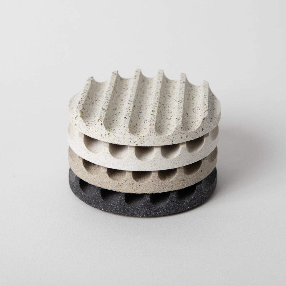 Terrazzo Grey Scale Coaster Set
