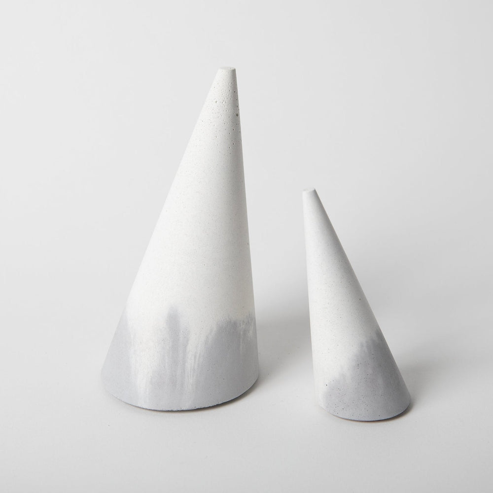 
                      
                        Cone Ring Holder | Grey & White
                      
                    