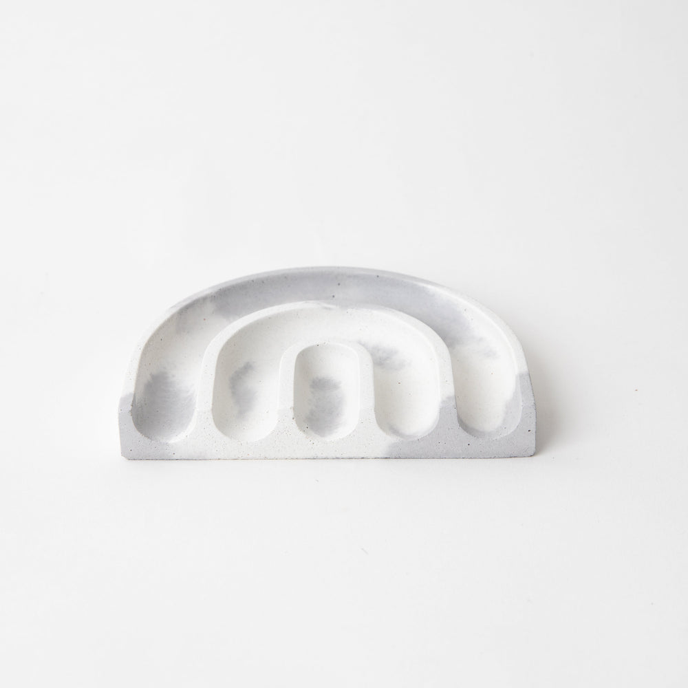 Sponge Rest & Soap Dish | Grey & White