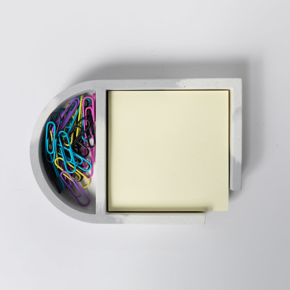 
                      
                        Sticki Note Holder | Grey & White
                      
                    