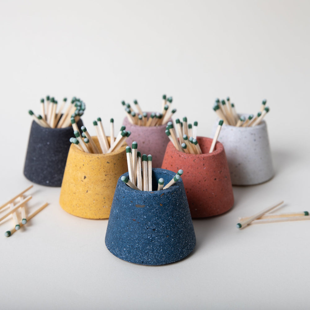 Matchstick Holder | Natural Terrazzo