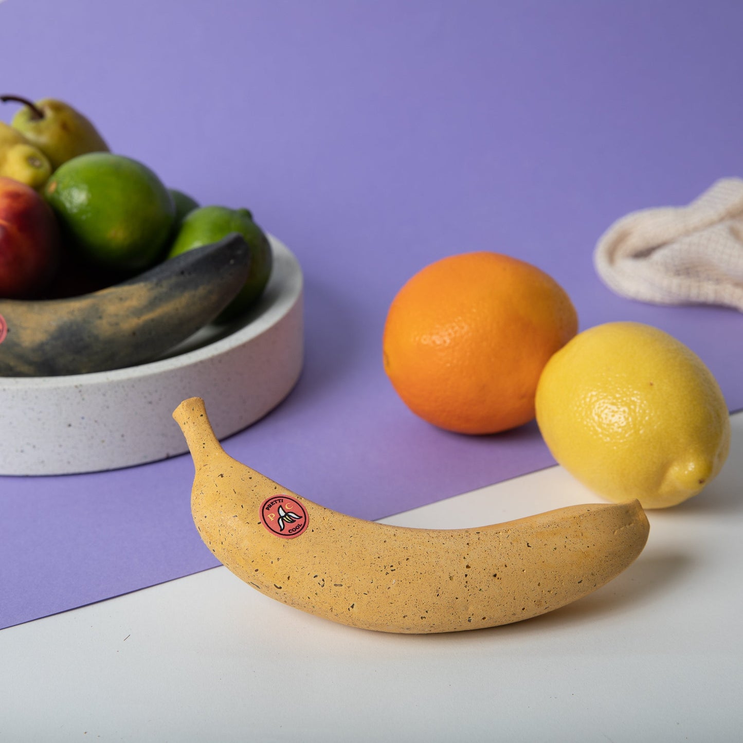 Concrete Banana Sculpture