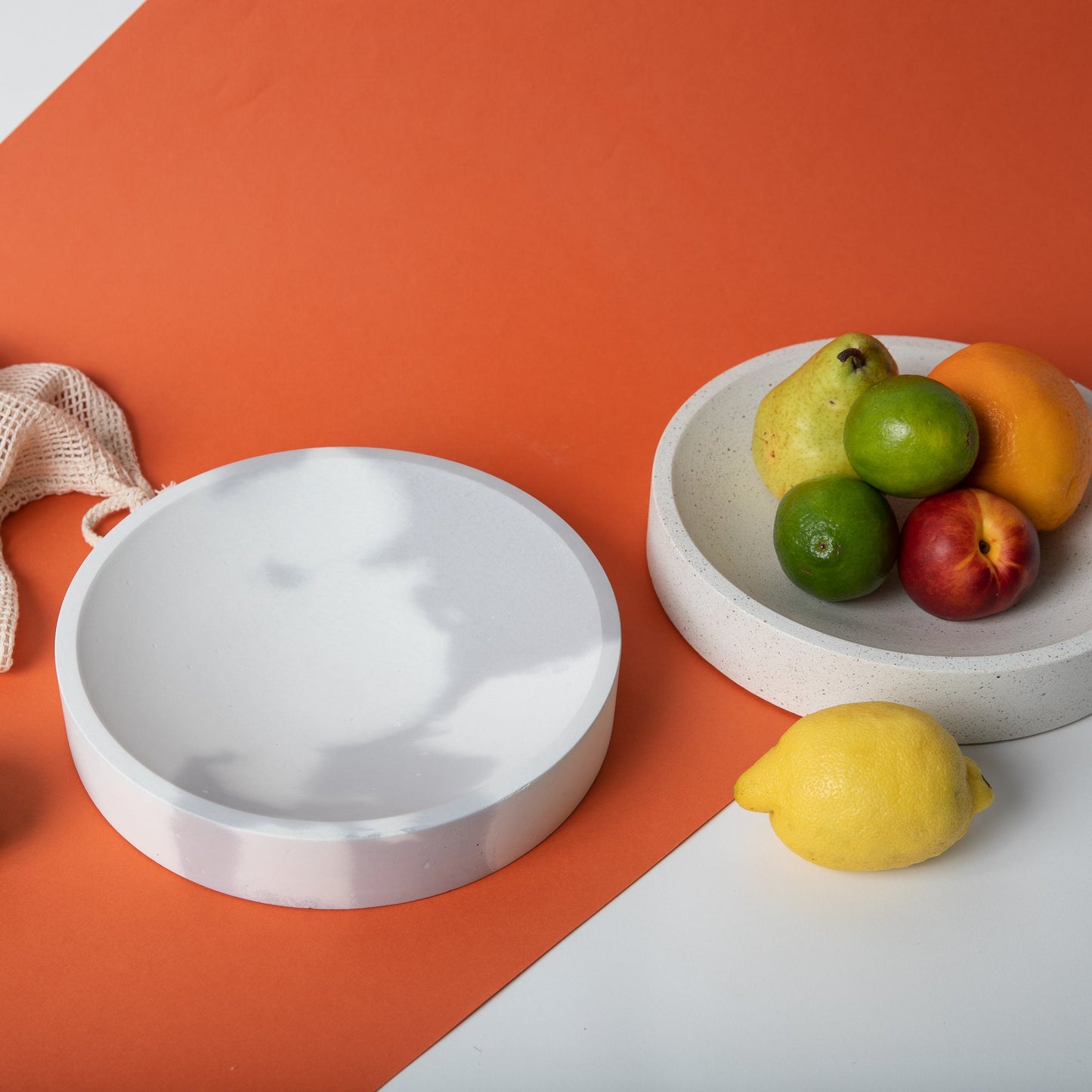 Concrete Centerpiece Bowl, 9.25 Inch