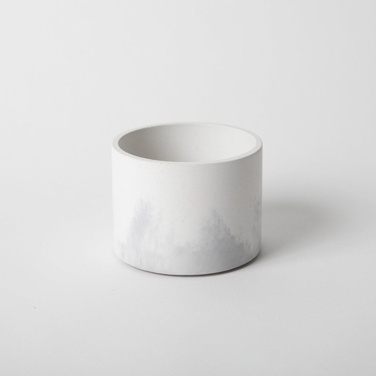 Pretti.Cool 4" Catchall Trinket Dish - Tall | Grey & White