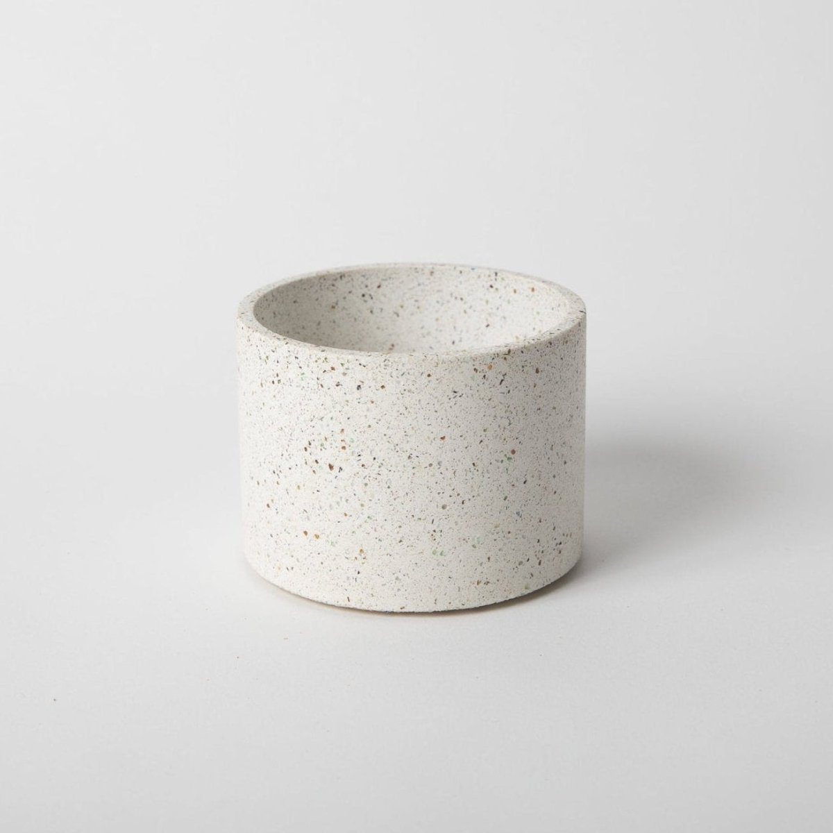 Pretti.Cool 4" Catchall Trinket Dish - Tall | White Terrazzo