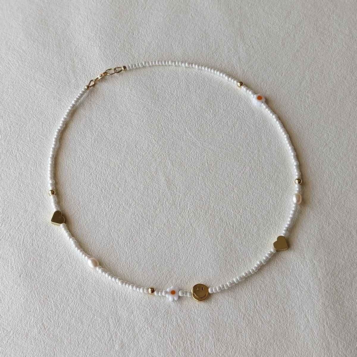 Pretti.Cool Beaded Charm Necklace