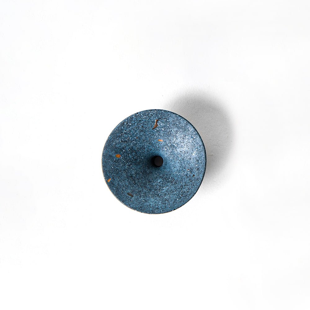Pretti.Cool Dimple Wall Hook, Small | Cobalt Terrazzo