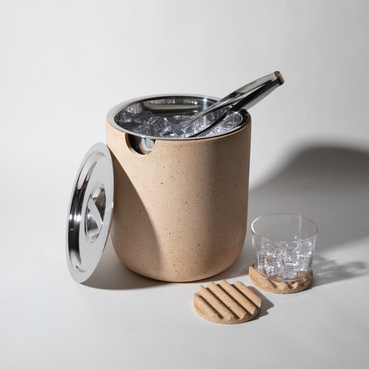 Pretti.Cool Ice Bucket | Peach Terrazzo