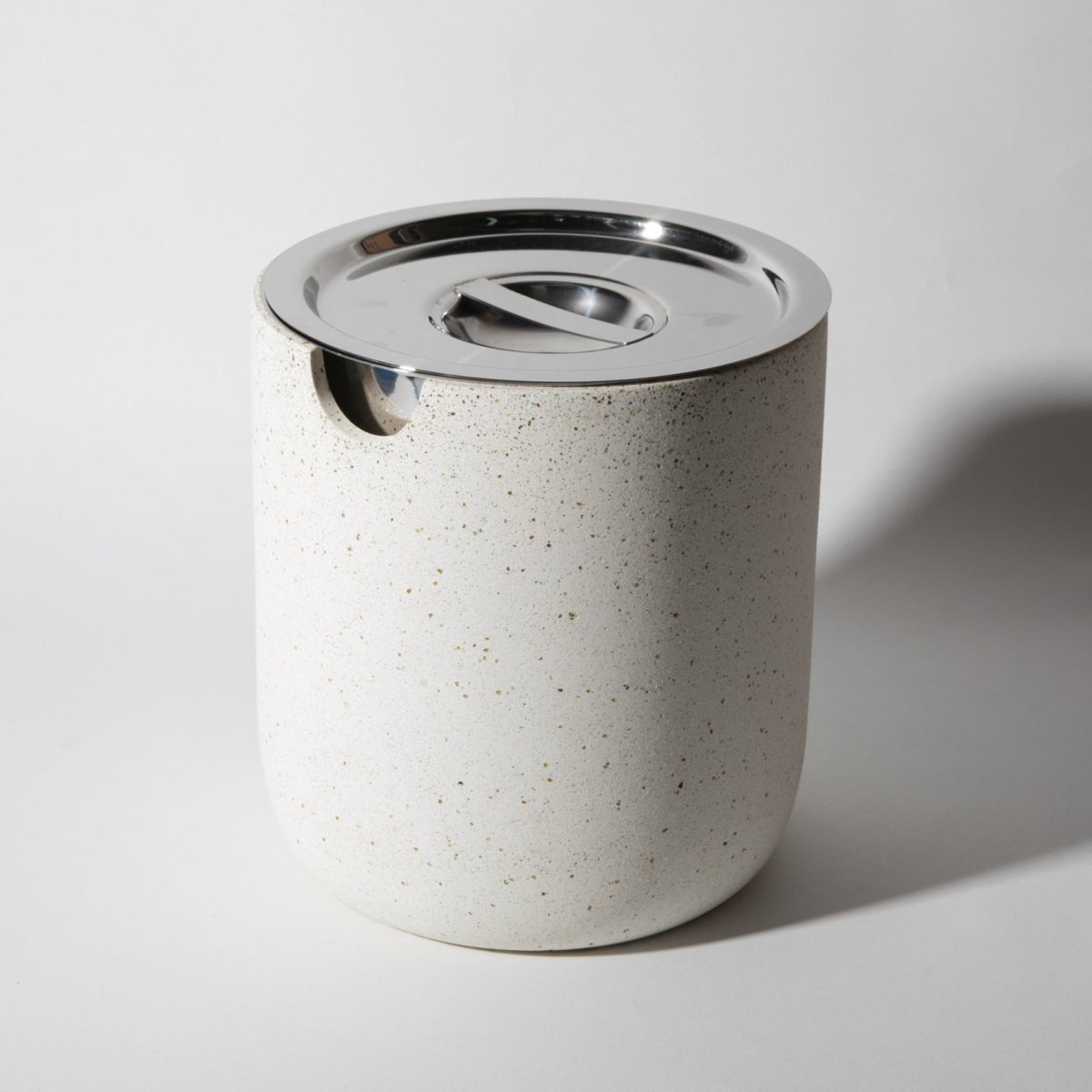 Pretti.Cool Ice Bucket | White Terrazzo