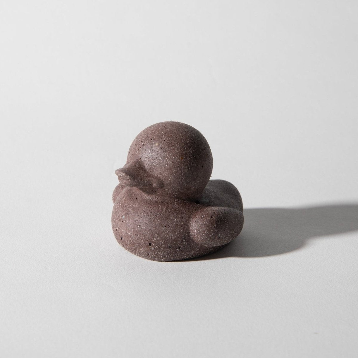 Pretti.Cool Mini Concrete Duck Figurine - Sumac Terrazzo & Recycled Glass