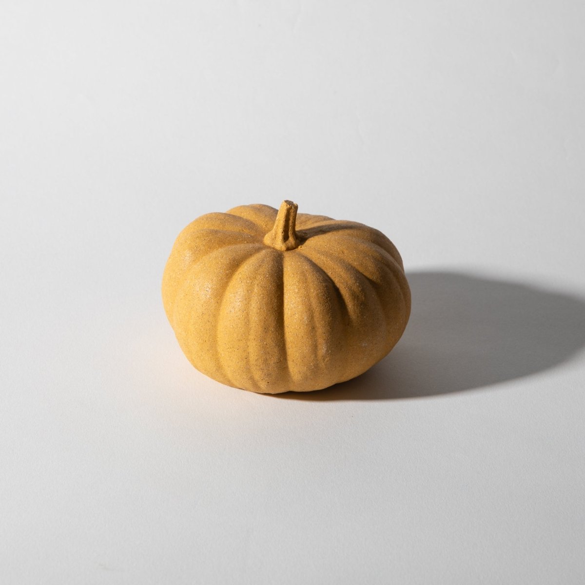 Pretti.Cool Mini Terrazzo Concrete Pumpkin Figurine - Marigold (3.5")
