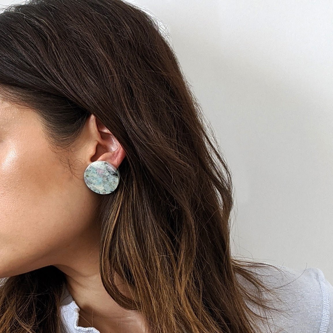 Pretti.Cool Seafoam Full Circle Earrings