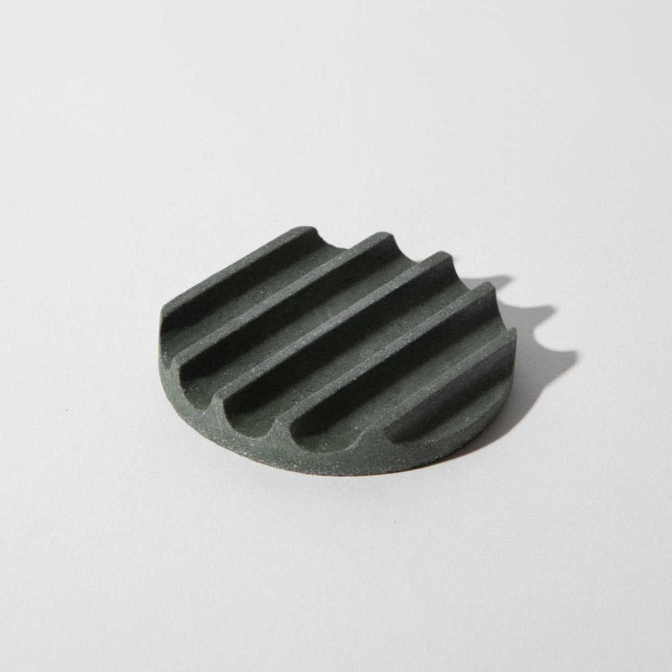 Mini Soap Dish | Dark Green Terrazzo