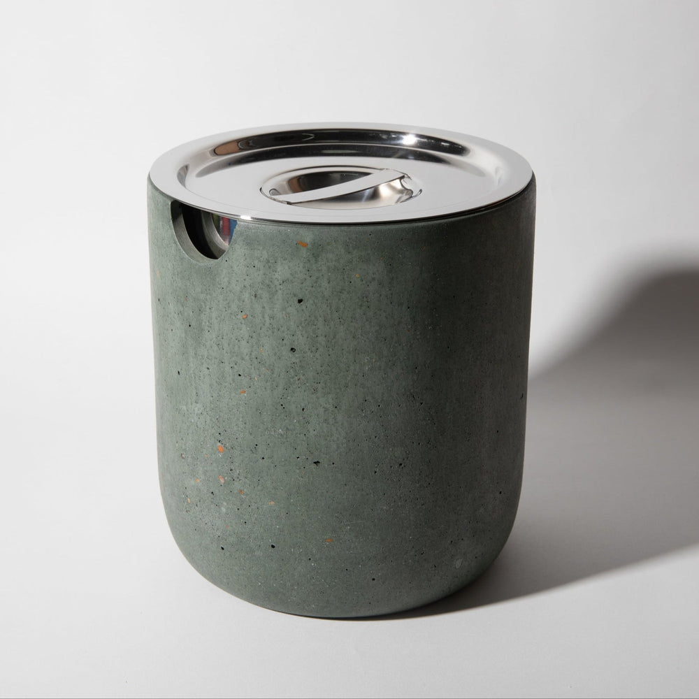 Ice Bucket | Dark Green Terrazzo