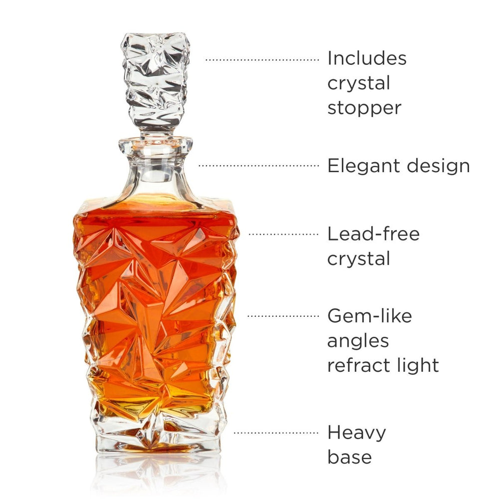 
                      
                        Viski Prism Crystal Whiskey Decanter - lily & onyx
                      
                    