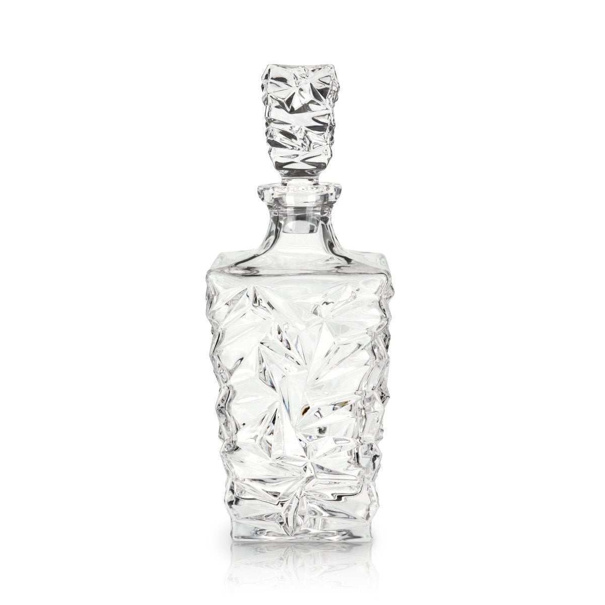 Viski Prism Crystal Whiskey Decanter - lily & onyx