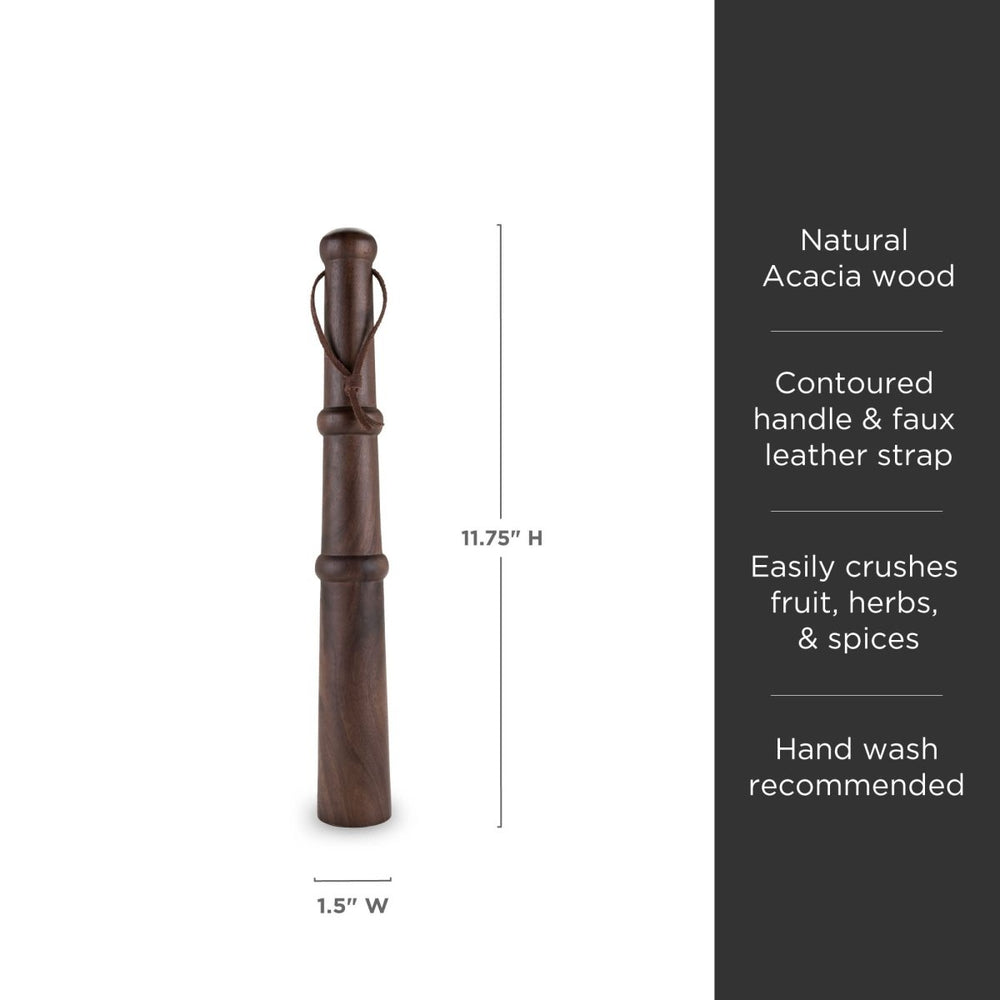 
                      
                        Viski Professional 12" Acacia Wood Muddler - lily & onyx
                      
                    
