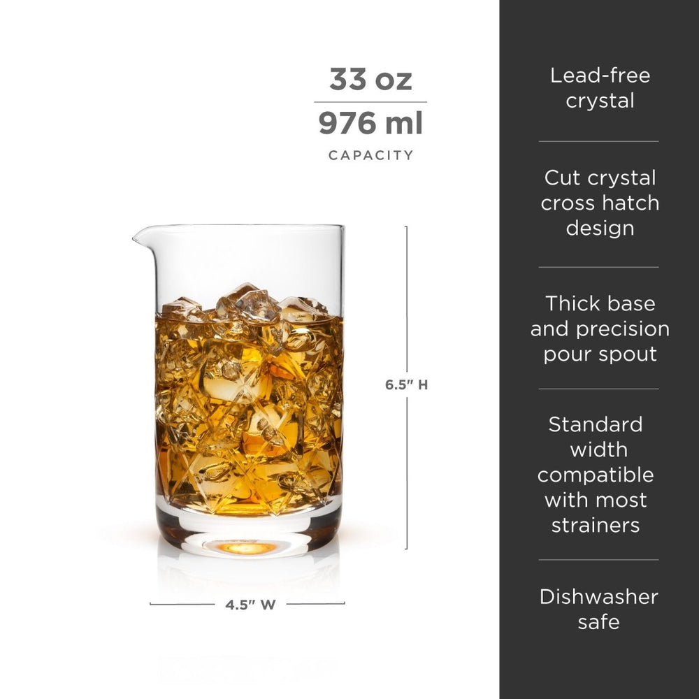 
                      
                        Viski Professional Extra Large Crystal Mixing Glass - lily & onyx
                      
                    