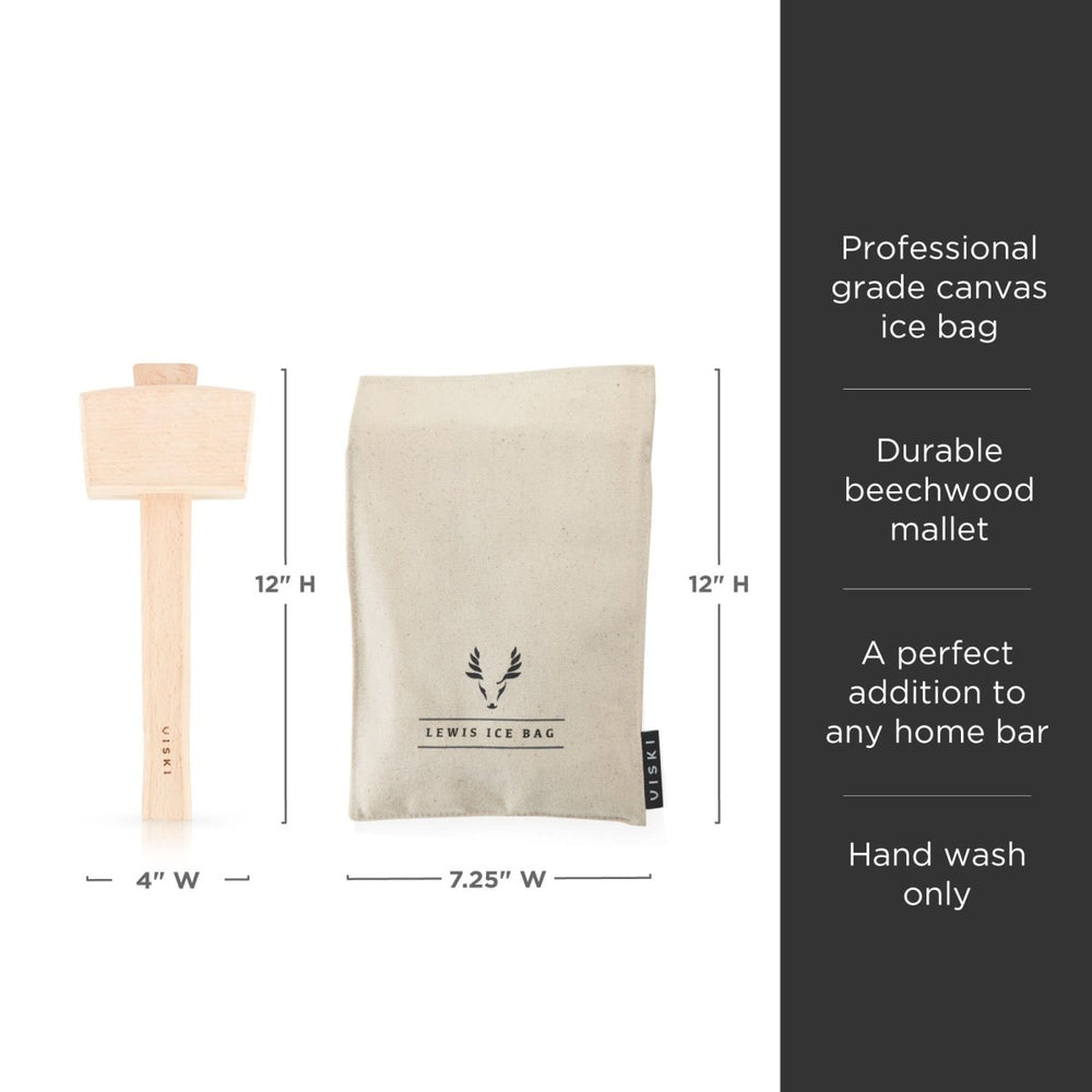 
                      
                        Viski Professional Lewis Ice Bag and Mallet - lily & onyx
                      
                    