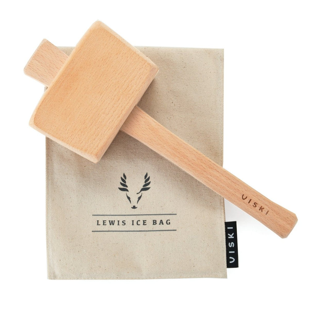 Viski Professional Lewis Ice Bag and Mallet - lily & onyx