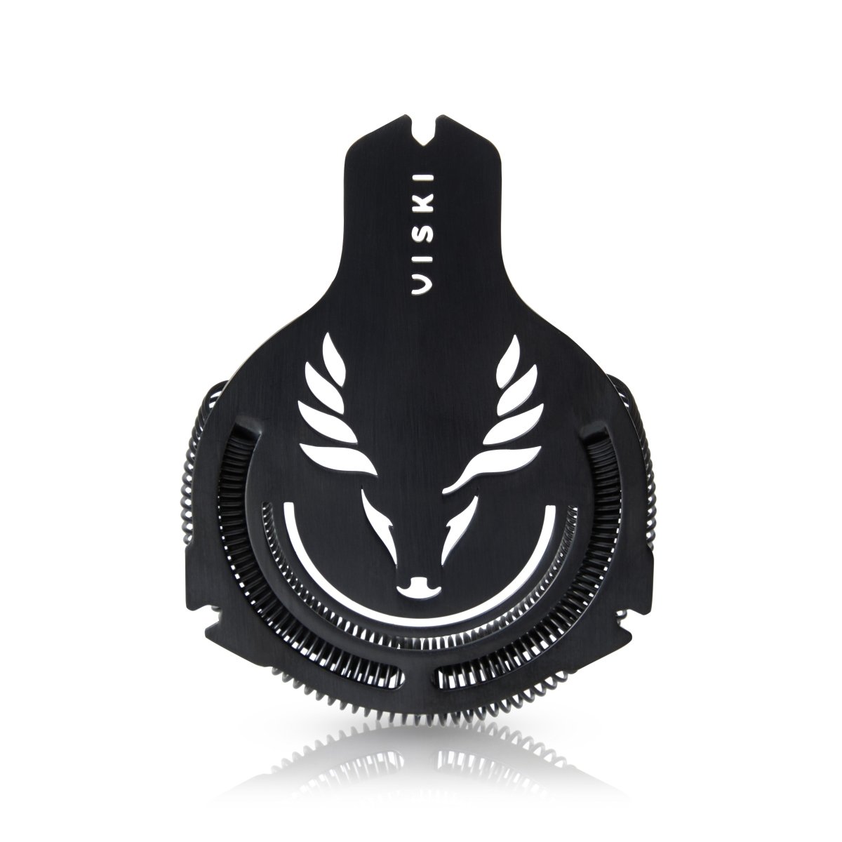 Viski Professional Titanium Staghead Strainer, Gunmetal