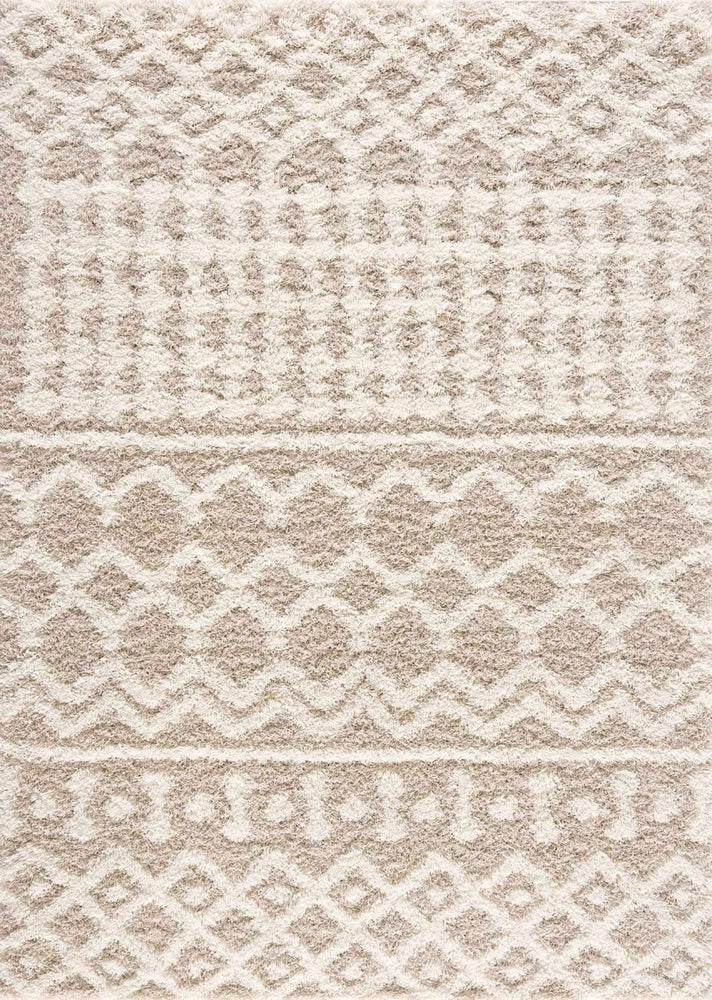 Hauteloom Prompton Cream Plush Area Rug - lily & onyx