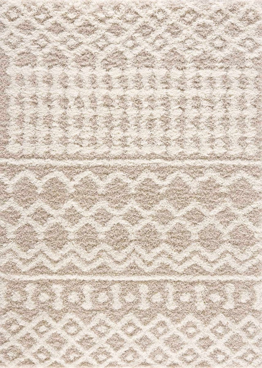 Hauteloom Prompton Cream Plush Area Rug - lily & onyx
