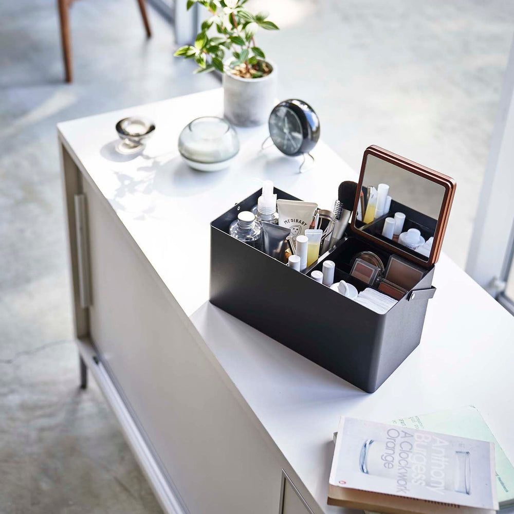 
                      
                        Makeup Organizer with Mirror
                      
                    