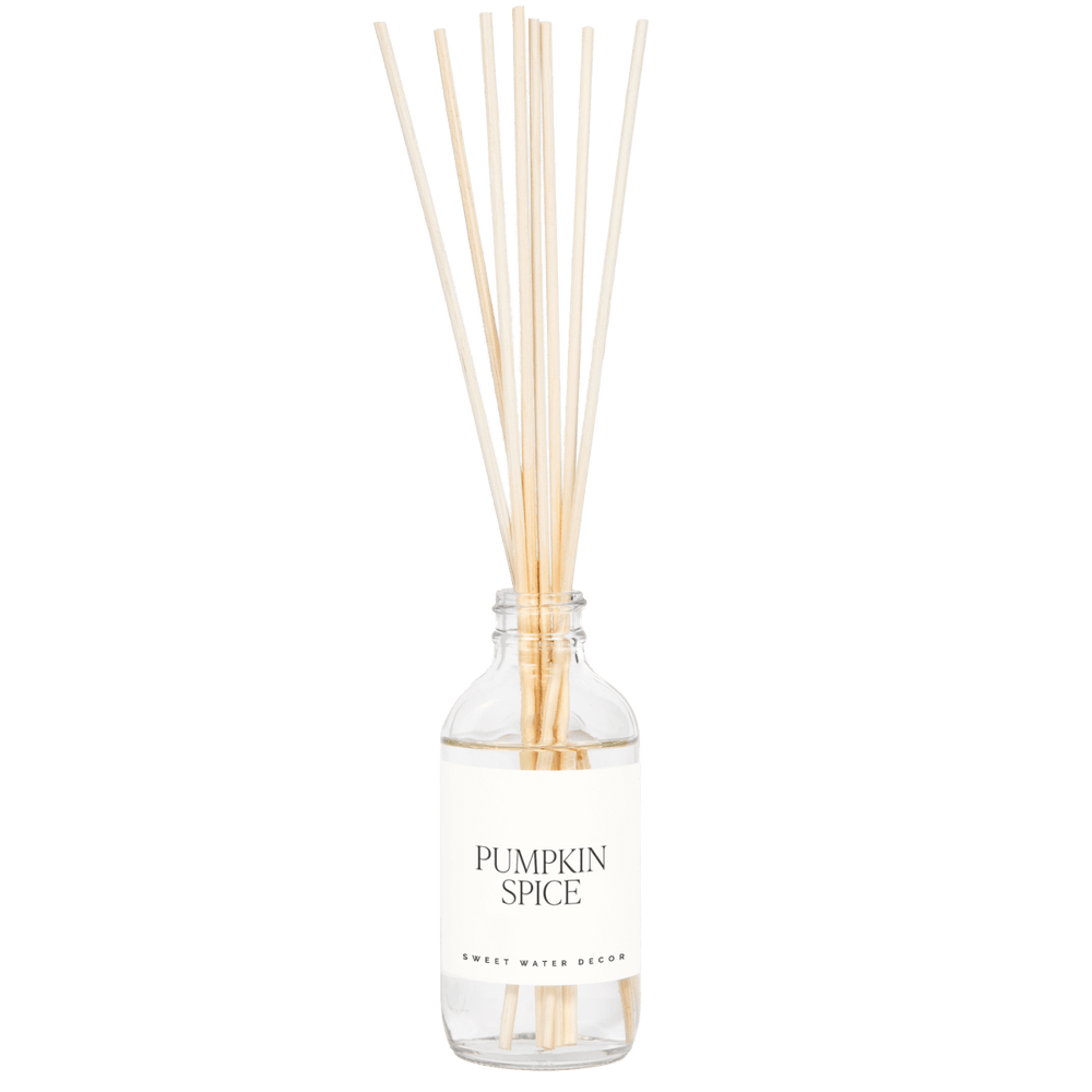 
                      
                        Sweet Water Decor Pumpkin Spice Clear Reed Diffuser - lily & onyx
                      
                    
